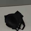 Plus Size Push Up Bras for Women Back Fat Smoothing Bra Comfort Lightly Underwire T-Shirt Bra (38D, Black)