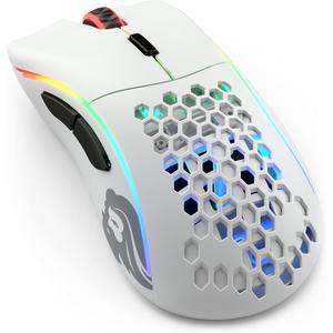 GLORIOUS Model D Wireless Gaming Mouse - 69g Superlight, Lag Free 2.4Ghz Wireless, Up to 71 Hour Battery, RGB, BAMF Sensor, Ergonomic, 6 Buttons - Matte White