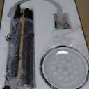 Bstrip Grow Light for Indoor Plants, 65" Tall Standing Grow Light, 18W Non-Dimmable LED Plant Light with Optical Lens, Full Spectrum Plant Light with Flexible Gooseneck & Smart Timer