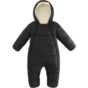 UNIFACO Baby Boy Clothes Snowsuit Infant Winter Coats 12-18 Months Toddler One Piece Romper Snow Wear for Outdoor Travel
