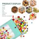 100 Holographic Gradient Mylar Bags with Clear Window, Resealable Zip Pouch, Packaging Party Sample Bags (Purple&Light Blue, 3.5x4.7 Inch)