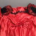 Women's Gothic Victorian Rococo Lace Dress Southern Belle Costume Civil War Colonial Ball Gown Dress (X-Large, Red)