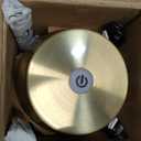 Philips Cordless Table Lamp, Portable Outdoor LED Desk Light,Rechargeable Battery Operated, 2 Adjustable Height, Touch Control & 3 Color Stepless Dimming, Waterproof Lamps for Restaurant/Bedroom (Gold)