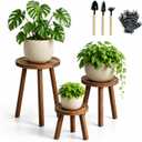 3-Pack Wood Plant Stands Indoor, Single Holders for 6-12 Inch Pots
Plant Stool, Plant Riser, Plant Table, Planter Stand & Plant Pot Stand