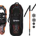 Cascade Mountain Tech Lightweight Aluminum Frame Snowshoe Set (30" - Up to 250 lbs)