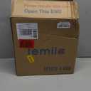 FEMILA Flush Mount Light Fixture, 12" Ceiling Light Fixtures, Farmhouse Porch Ceiling Lighting Outdoor, Oil Rubbed Bronze with Seeded Glass Shade,4FTJ22-F ORB