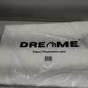Dreame. White Premium Removable Silp Cover Memory Foam Bath Mat, Thick Ultra Soft, Non-Slip, Water Absorbent Bathroom Rug 21 x 34
