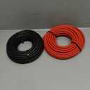 Solar Panel Wire 10 AWG(6mm) - Solar Extension Cable 100Ft Black & 100Ft Red 10 Gauge Tinned Copper PV Wire for Outdoor Automotive RV Solar Panel Boat Marine (Black+Red)