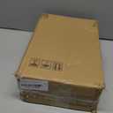 Hiceeden 2 Pack Ceramic Muffin Pans, 6 Cup Non-Stick Muffin Tin Cupcake Pan, Floral Baking Pans with Red Rim for Puddings, Muffins, Cakes, Quiches, Brownies