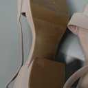 High Heels for Kids Sandals Big Girls Dress Shoes Flower Girl Shoes for Wedding Party Pageant Round Open Toe Ankle Strap Dress Sandals Platform Heels Chunky Pumps for Little Big Kids (Nude Nubuck) 13