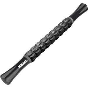 Muscle Roller, Massage Roller Stick for Athletes, Help Reducing Muscle Soreness Cramping Tightness Leg Arms Back Calves Muscle Massager（Grey Black-18inch）