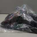 HOUSE DAY Premium Velvet Hangers 50 Pack Black, Non-Slip Flocked Felt Hangers, Sturdy Clothes Hangers with 360 Rotatable Hook, Heavy Duty Coat Hanger, Durable Slim Hanger for Closet Space Saving