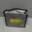 Fireproof Lithium Battery Safety Pouch Bag, Explosion Proof Storage Bag with Secure fastener Closure for Lithium Battery
