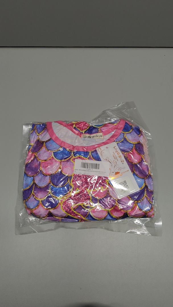 LQSZ Girls Princess Dresses Toddler Tulle Dress with Cute Puff Sleeves for Birthday Party Outfit,Summer, 130