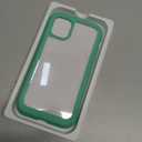 Miracase Glass Series for iPhone 11 Case 6.1 inch, Upgraded Full-Body Rugged Phone Bumper Case Cover with Built-in 9H Tempered Glass Screen Protector and Camera Protector, Light Green