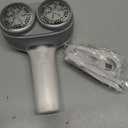 VASSON Fabric Shaver, Electric Lint Remover, Rechargeable Lint Shaver, Sweater Shavers to Remove Pilling, Large Fuzz Remover for Clothes Couch Furniture (Greyish White)