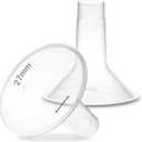 Nenesupply 27mm Flange Compatible with Medela Breast Pump Parts Replace 27mm Medela Flange Accessories Compatible with Pump in Style Parts Symphony Swing Harmony Work with Personalfit Flex