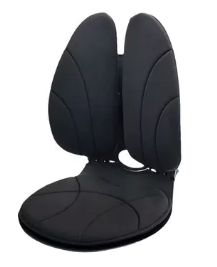 FoKon Lumbar Support for Office Chair Back Support for Car, Computer，Gaming Chair, and Home - Working Chair, Ergonomic Back Cushion for Lower Pain Relief, Improve Posture, Adjustable Height. (Gray).