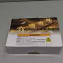 Homemory Flameless Votive Candles with Timer, 2" x 2" Real Wax, 400+Hour Realistic Black Wick Battery Operated Candles, Set of 6 for Wedding, Party and Holiday Decoration (Battery Included)