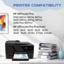 Miss Deer 950 951 XL Combo Pack,Compatible Replacement for HP 950 951XL,Work with Officejet Pro 8610 8600 8620 8630 8640 8100 8615 251dw 271dw 276dw,8 Pack