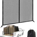 BUMBEE Truck Bed Cargo Net, Highly Elastic Double-Layered Stretchable up to 7ft x 7ft Small Mesh Durable Storage Organizer for Pickup Car Trunk SUV Boat