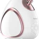Fancii Nano Ionic Facial Steamer Hot & Cool with Aromatherapy and 6 Spa Settings – 30 Min Steam Time - Professional Home Face Sauna for Moisturizing & Pore Cleansing, Rivo