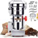 Goldtouch 750g High-Speed Electric Grain Mill Grinder, 2800W 110V Stainless Steel Flour Mill Makes Gluten Free Flours, Grain Mill for Home and Commercial Use