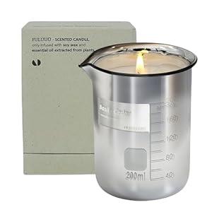 FULUUU Basil Scented Candles for Men - Natural Soy Candles | Christmas Gifts for Women Men | 40 Hours Long Burning 7oz 