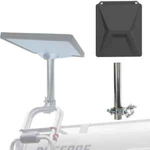 Starlink Mini Pole & Roof Rack Mount with Round Pole Install Range 0.98''-1.18'', Starlink Mini Cover with Anti-Scratch and All Round Protection, Suitable for Poles, Pipes, Roofs, SUVs and Outdoor Use