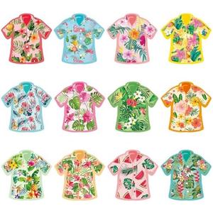 48Pcs Hawaiian Flower Shirt Cutouts Summer Bulletin Board Decorations Colorful Flower Shirt Paper Cut-Outs Tropical Theme Cutouts for Summer Party Home Office School Classroom Decor 48Pcs Hawaiian Flower Shirt Cutouts Summer Bulletin Board Decorations Colorful Flower Shirt Paper Cut-Outs Tropical Theme Cutouts for Summer Party Home Office School Classroom Decor