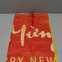 Wollmix Tet Vietnamese Lunar New Year Decorations 2026 Chuc Mung Nam Moi Lien Treo Trang Tri 3 Pieces Banner Red Hanging Couplets with 12 Red Envelopes