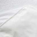 Amazon Basics Waterproof Breathable Mattress Protector, Queen Size, 18 inch Deep, Machine Washable, White