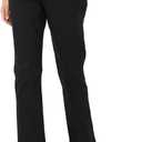LEE Women’s Relaxed Fit All Day Straight Leg Pant, jet black, 4 Petite