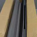 Foldable Dog Ramp for Small to large Pets, Non Slip Oxford Fabric Bottom, Mesh Storage Pocket & Belcro Base, Pet Stairs for High Beds, Cars, Couches & Stairs. PU Leather Cover with Printed Sides Grey.