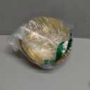 bUCLA 12 Pack Gold Glitter Plastic Serving Bowls - 54 OZ Angled Serving Bowls Disposable for Chip,Candy, Snack,Salad & Fruit - Ideal for Party, Wedding & Thanksgiving