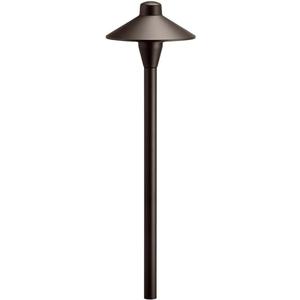 Kichler 12V Path Light in Textured Architectural Bronze, Durable Landscape Lighting, (21" H x 6.75" Dia), 15478AZT, 21.00x6.75x6.75