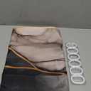 Burnt Orange and Black Marble Shower Curtain Gold Black and Orange Abstract Modren Bathroom Decor, Waterproof Cloth Fabric with Hooks 70''W x 72''L