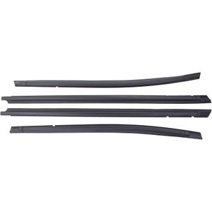 MOTOKU Front and Rear Door Window Outer Weatherstrip Belt Molding Seal kit for Toyota Tacoma 2005-2016