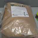 ULTCOVER Rectangular Patio Heavy Duty Table Cover - 600D Tough Canvas Waterproof Outdoor Dining Table and Chairs General Purpose Furniture Cover Size 136L x 74W x 28H inch