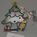 14.9Inch Christmas Tree Infinity Tunnel Light Acrylic Xmas Tree Endless Extension Night Lamp USB Powered Colorful Table Light for Bedroom Living Room Home Decor