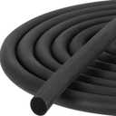 uxcell Foam Rubber Weather Seal Strip, 8mm(0.31") Diameter x 8 Meters (26.25Ft) Long Round EPDM Solid Rubber for Reduce Noise, Shock, Friction