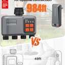 WiFi Sprinkler Timer 4 Zone, WiFi Smart Water Timer for Garden Hose