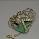 No Pull Dog Harness Adjustable Small Dog Harness and Leash Set, Lightweight and Soft Dog Harness No Choke Escape Proof Pet Harness Vest (Green Daisy, S)