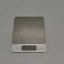 Fuzion Digital Gram Scale .01 Gram Accuracy, 500g Small Jewelry Scale, Mini Kitchen Food Scale for Herb, Powder, Gold, Coin - Weight Gram and Oz (Silver)