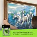 Picture Hanging Wire #5 50lbs 100-Feet, Flexible Steel Wire 16 Gauge for Hang Up Frame/Painting and Mirror