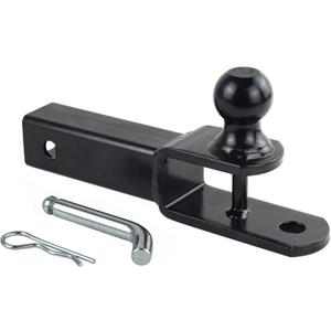 TOPTOW 3 in 1 ATV/UTV Towing Hitch Receiver 64208 Ball Mount Adapter with 1 7/8 inch Ball, Fit for 2 inch Receiver