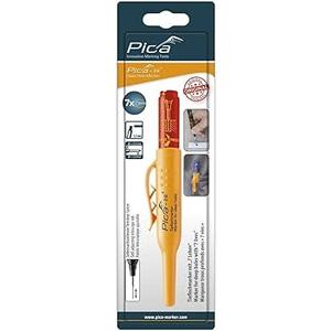 Pica Ink Red Marker Pen for Deep Holes Precision Fine Tip 150-40