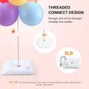 Upgraded Balloon Arch Kit, Large Adjustable Stand with Base, 10Ft Wide & 9FT Tall for Birthday, Wedding and School Welcome Party Decorations