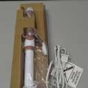 Conair Double Ceramic 1 -Inch Curling Iron, 1 -Inch Barrel Creates Loose Curls, Hair Curler for Use on Medium & Long Hair, White/Rose Gold