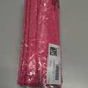 Saodimallsu Women Crochet Cover Up Long Sleeve Deep V Neck Hollow Out Sweater Oversized Beach Mini Dress Bathing Suit Coverup (Pink)